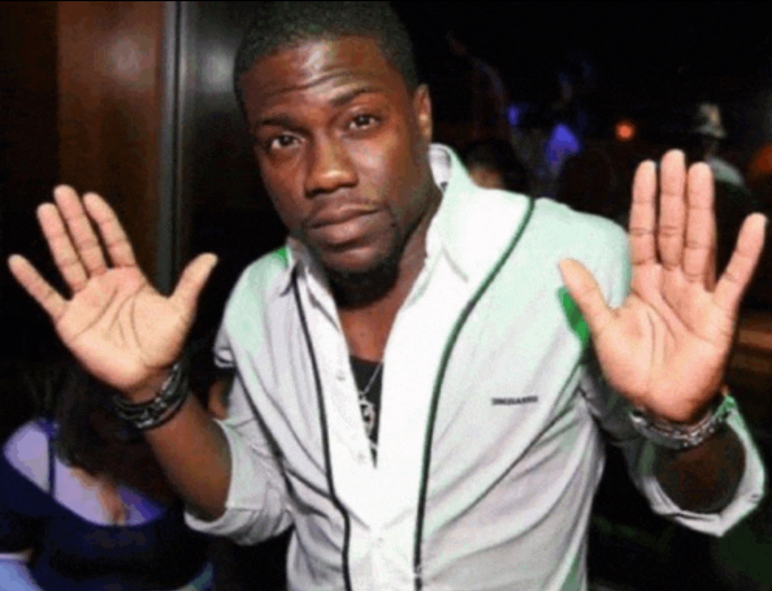 Kevin Hart with his hands up meme #kevinhart
